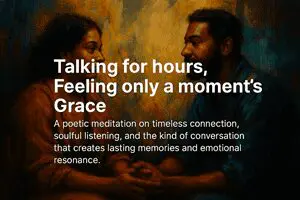 Talking for Hours, Feeling Only a Moment’s Grace